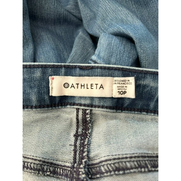 Athleta Women's Medium Wash Sculptek Denim Jeans Size 10P - Picture 4 of 5